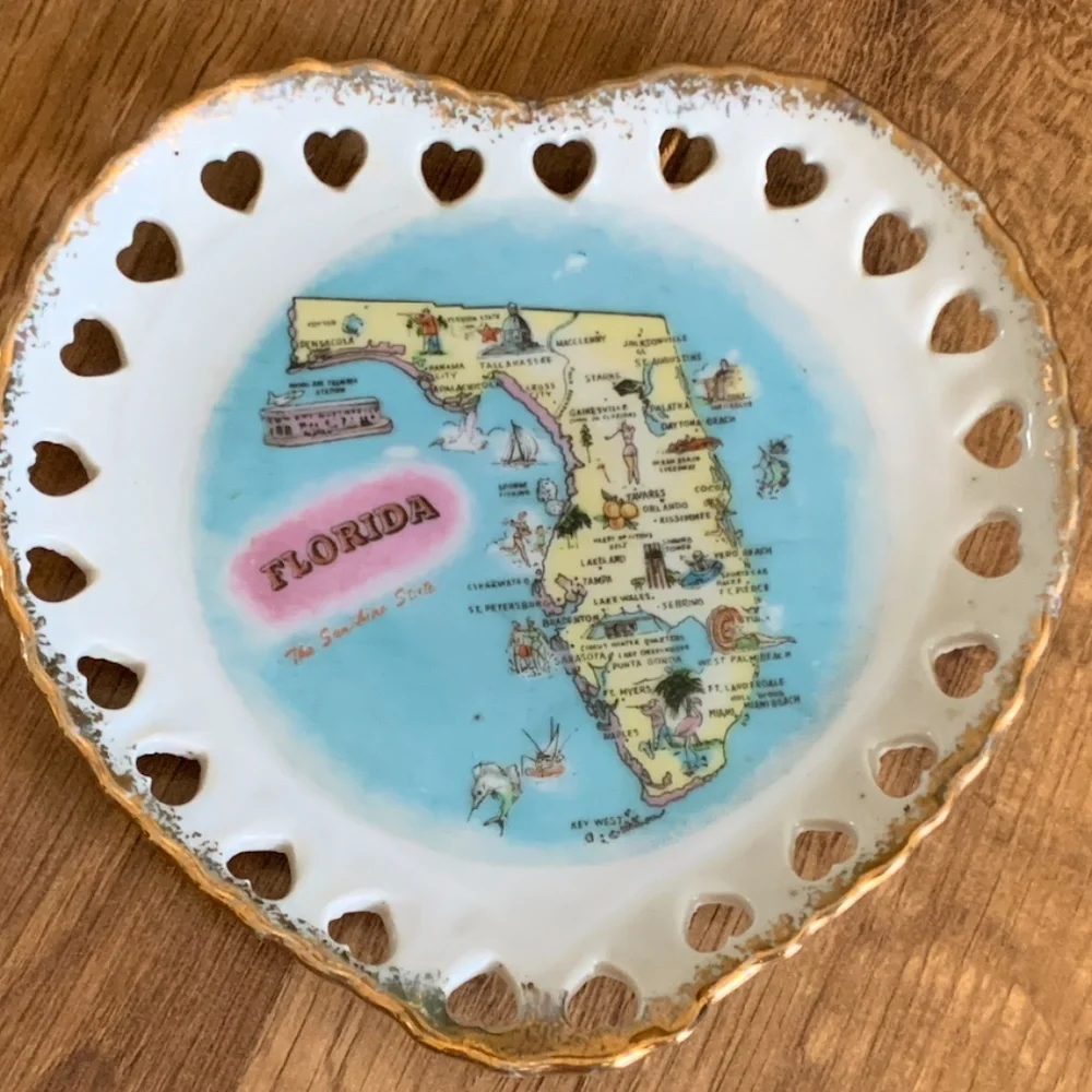 Vintage Florida Plate